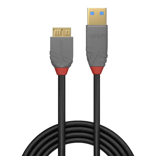 36765 cable USB USB 3.2 Gen 1 (3.1 Gen 1) 0,5 m USB A Micro-USB B Negro - Imagen 2