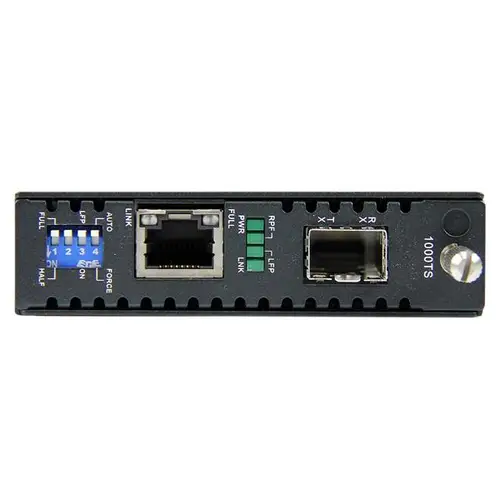 Conversor de Medios Gigabit Ethernet UTP RJ45 a Fibra con una Ranura SFP Disponible - Imagen 2