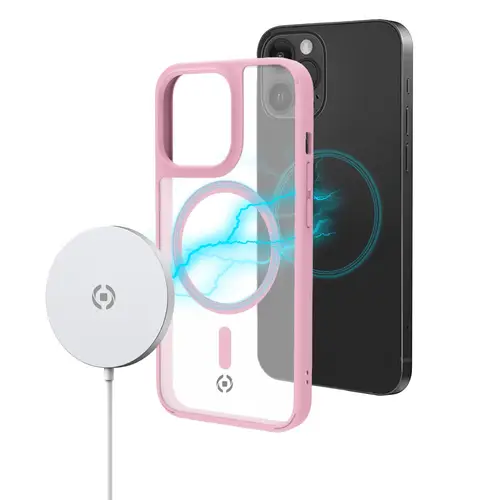 Magmatt funda para teléfono móvil 15,5 cm (6.1") Rosa, Transparente - Imagen 5