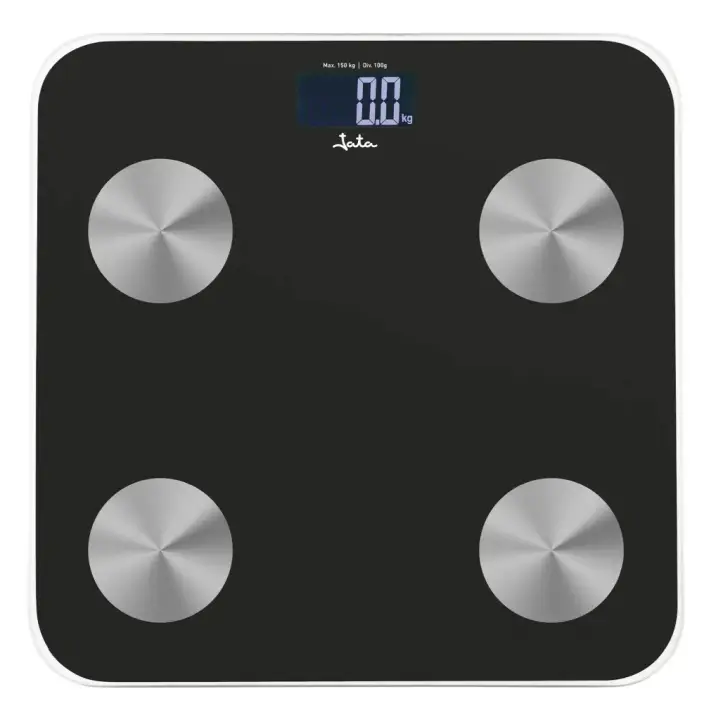 HBAS1155 Rectángulo Negro Báscula personal electrónica
