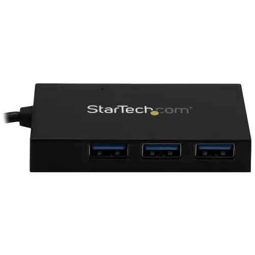Hub USB 3.0 de 4 Puertos - Hub USB Tipo-A con 1 Puerto USB-C y 3 Puertos USB-A - Alimentación por Bus USB - Hub Adaptador USB 3.2 Gen 1 (5Gbps) - Ladrón USB Portátil - Imagen 3