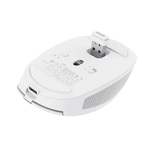 Ozaa ratón Oficina mano derecha RF Wireless + Bluetooth Óptico 3200 DPI - Imagen 5