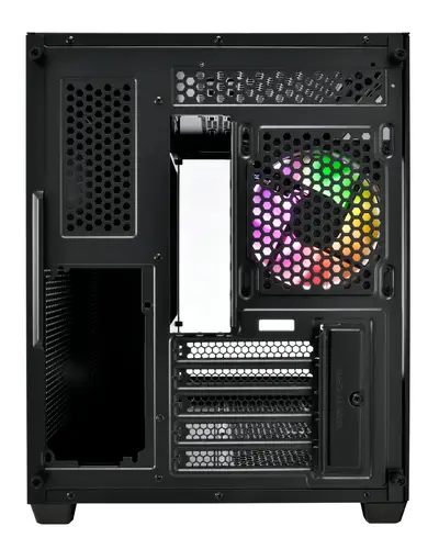 CAJA MICRO-ATX SEMITORRE FSP S380 RGB NEGRA 3 FANS - Imagen 5