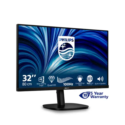 3000 series 32B2N3500/00 pantalla para PC 80 cm (31.5") 2560 x 1440 Pixeles Quad HD LCD Negro - Imagen 4