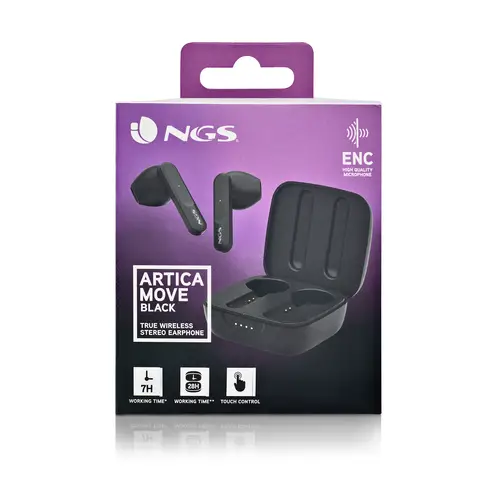 ARTICA MOVE Auriculares Inalámbrico Dentro de oído Llamadas/Música Bluetooth Negro - Imagen 9