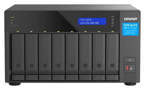 TVS-H874T-I9-64G servidor de almacenamiento NAS Torre Intel® Core i9 64 GB DDR4 0 TB QNAP QTS Negro - Imagen 1