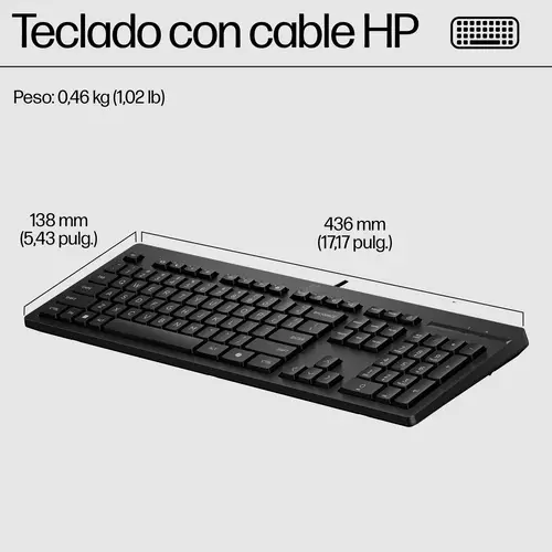Teclado con cable USB 125 G2 - Imagen 4