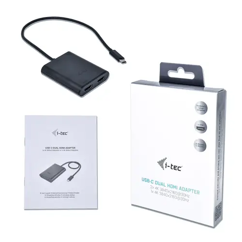 USB-C 3.1 Dual 4K HDMI Video Adapter - Imagen 4