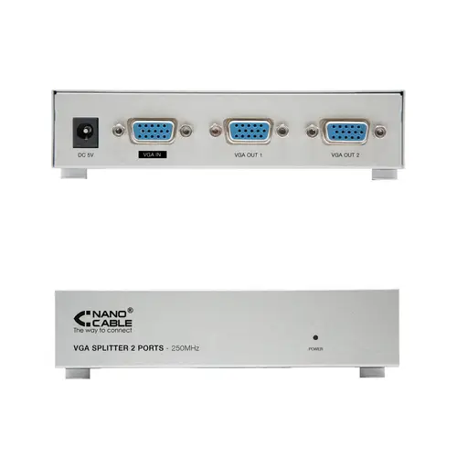 VGA DUPLICADOR PARA 2 MONITORES CON ALIM. - Imagen 2