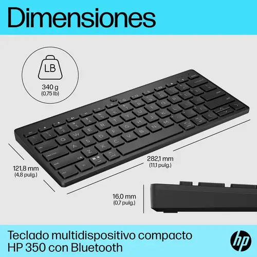 Teclado multidispositivo compacto 350 con Bluetooth - Imagen 6
