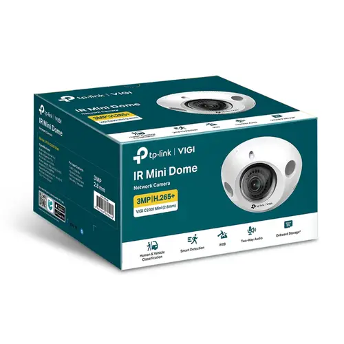 VIGI C230I MINI(2.8MM) cámara de vigilancia Almohadilla Cámara de seguridad IP Interior y exterior 2304 x 1296 Pixeles Techo - Imagen 2