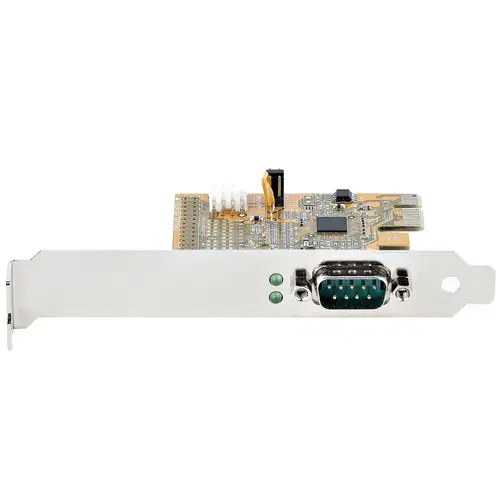 Tarjeta PCI Express Serie de 1 Puerto, Tarjeta de Interfaz PCIe a Serie RS232 (DB9), Tarjeta Serial, UART 16C1050, Perfil Bajo y Completo, Retención COM, Win/Linux - Imagen 3