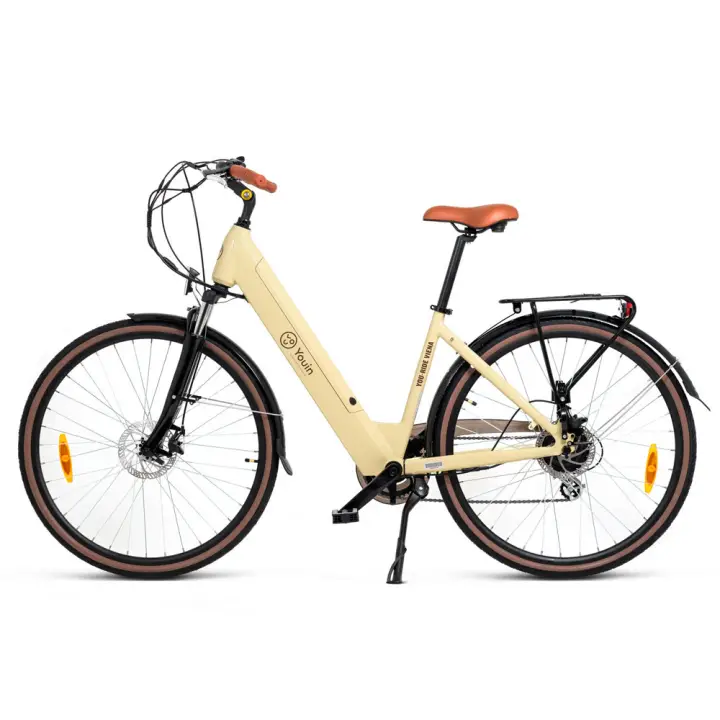 BK2128C bicicleta eléctrica Crema de color Aluminio 71,1 cm (28"..