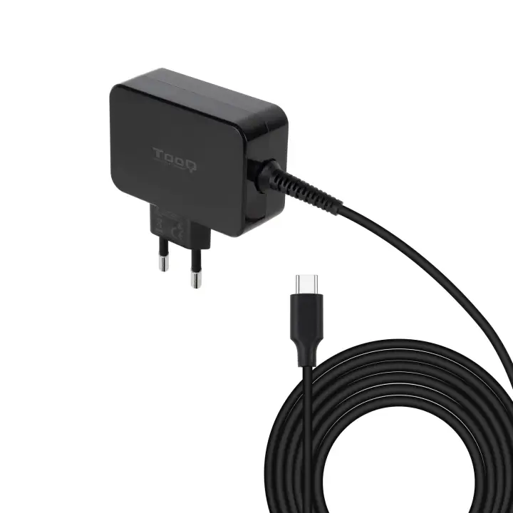 TQLC-USBCGAN65PD cargador de dispositivo móvil Portátil Negro Corriente alterna Interior