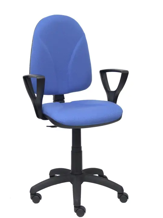 Silla Algarra bali azul claro brazos fijos