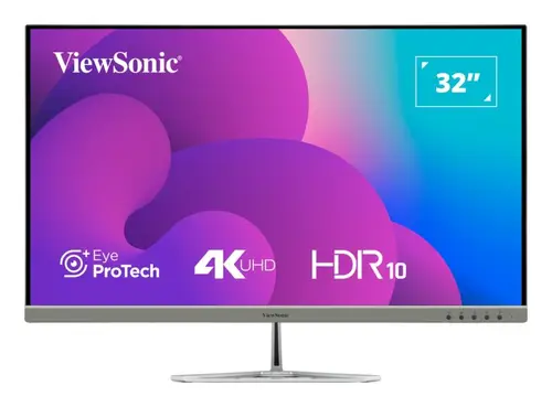 VX3276-4K-MHD-2 pantalla para PC 81,3 cm (32") 3840 x 2160 Pixeles 4K Ultra HD LCD Negro, Plata - Imagen 2