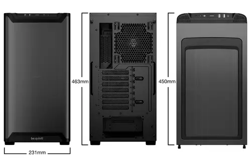 PURE BASE 501 Airflow Black Midi Tower Negro - Imagen 2