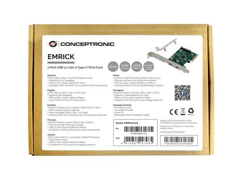 EMRICK07G tarjeta y adaptador de interfaz Interno USB 3.2 Gen 2 (3.1 Gen 2) - Imagen 2