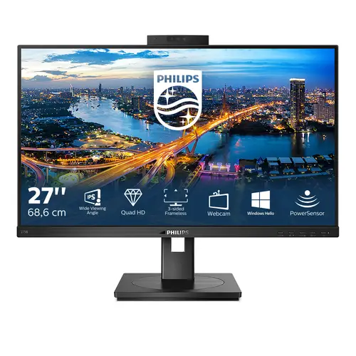B Line 275B1H/00 pantalla para PC 68,6 cm (27") 2560 x 1440 Pixeles 2K Ultra HD LED Negro - Imagen 2