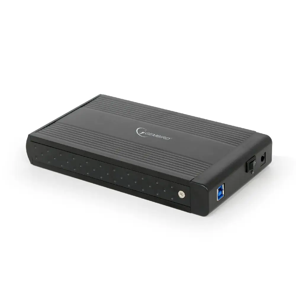 EE3-U3S-3 caja para disco duro externo Caja de disco duro (HDD) Negro 3.5"