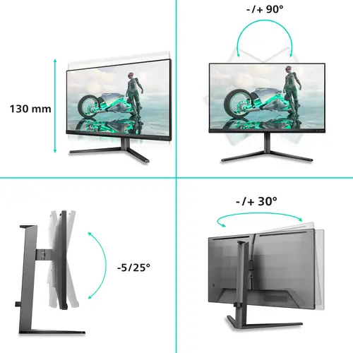 Evnia 3000 27M2N3800A/00 pantalla para PC 68,6 cm (27") 3840 x 2160 Pixeles 4K Ultra HD LCD Gris - Imagen 3