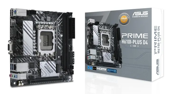 PRIME H610I-PLUS D4-CSM Intel H610 LGA 1700 mini ITX