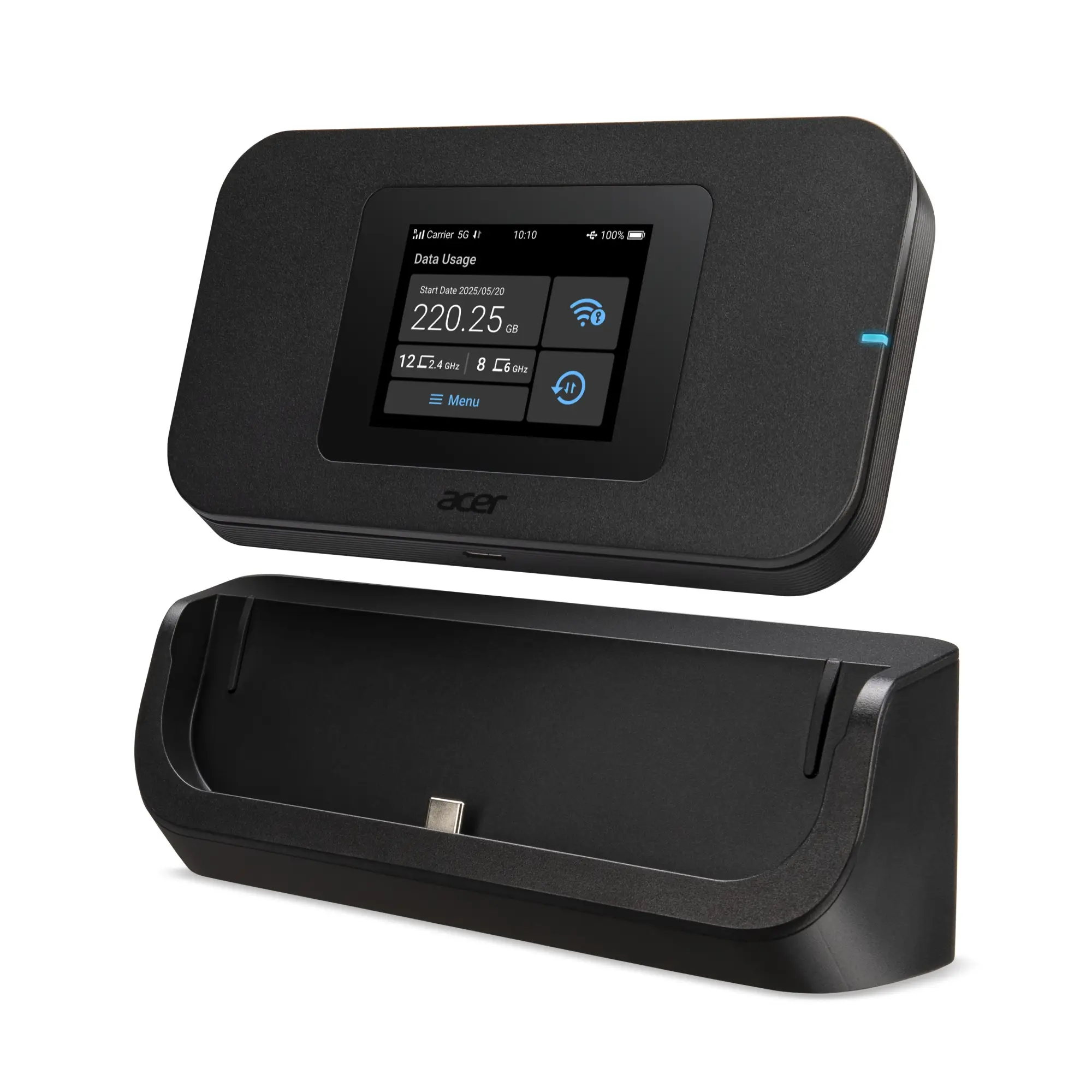 Connect Enduro M4D router inalámbrico Doble banda (2,4 GHz / 5 GHz) 5G Negro