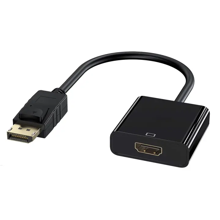 EC1455 adaptador de cable de vídeo 0,15 m DisplayPort HDMI Negro