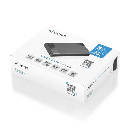 Caja Externa 3.5" ASE-3529B SATA A USB 3.0/USB3.1 Gen1, Negra - Imagen 8