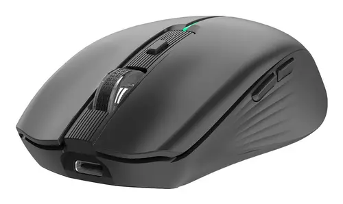 Ratón W01 Negro RGB Inalámbrico Recargable 500 mAh 1600DPI SilentClick - Imagen 3