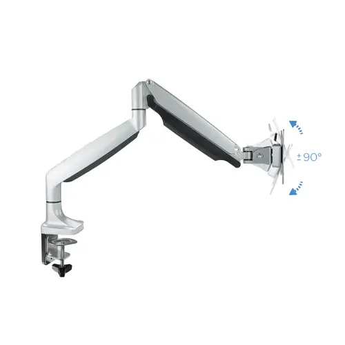 Soporte de Mesa Giratorio e Inclinable para Pantalla (Monitor / TV Plasma / LCD / LED) 13  32, de Un Brazo, Plata - Imagen 4