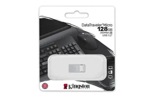 DataTraveler 128GB Micro 200MB/s Metal USB 3.2 Gen 1 - Imagen 4