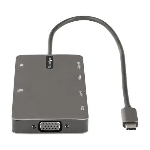 Adaptador Multipuertos USB C - Docking Station de Viajes HDMI 4K 30Hz o VGA - Hub Ladrón USB 3.0 de 5Gbps (USB-A / USB Tipo C) - PD de 100W - SD/Micro SD - GbE - Replicador - Imagen 4