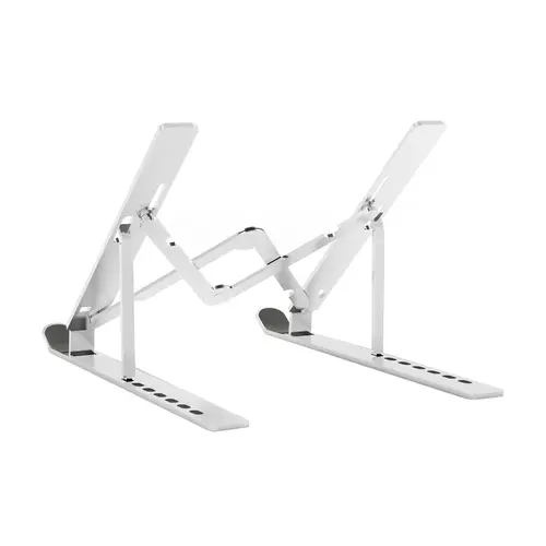 Soporte de Sobremesa Ajustable para Portatil / Tablet, Plata - Imagen 2