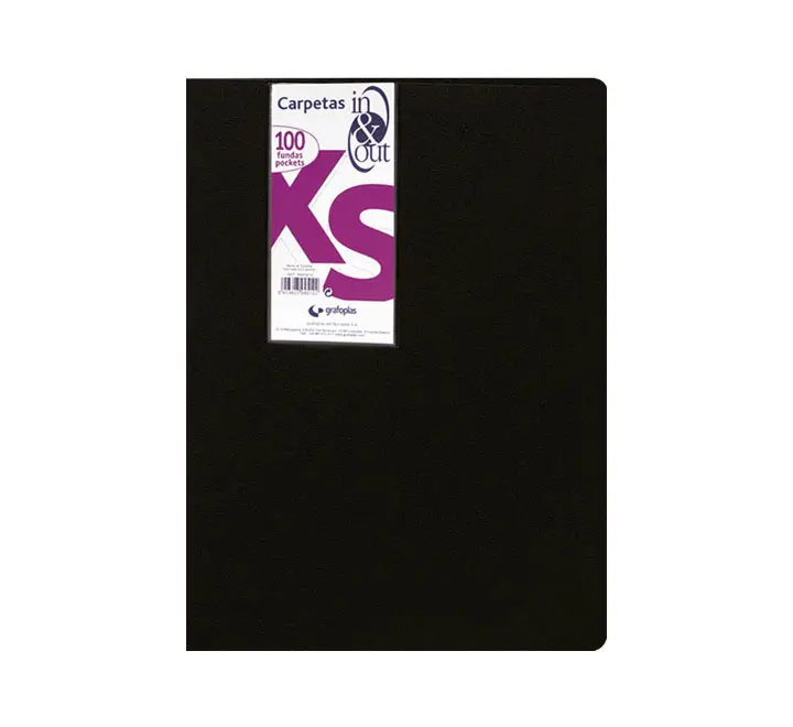 CARP 100FUND. GRAFOPLAS IN&OUT XS 39459010 NEGRO