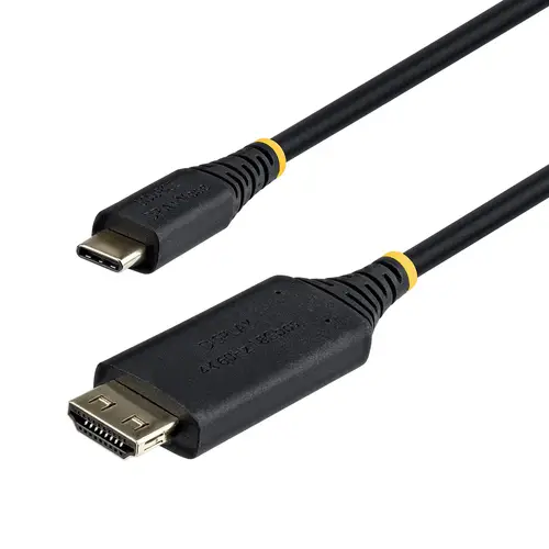 Cable Adaptador USB-C a HDMI de 2m con Conector HDMI de Agarre - 4K 60Hz - HDR - Conversor de Vídeo Unidireccional Tipo C a HDMI - Compatible con Thunderbolt - Para MacBook, Dell, Lenovo - Imagen 3