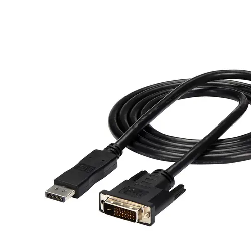 Cable de 1,8m DisplayPort a DVI - Cable Adaptador DisplayPort a DVI DVI-D Monoenlace de Vídeo 1080p - Cable de DP a DVI para monitor - Convertidor de DP 1.2 a DVI - Imagen 5