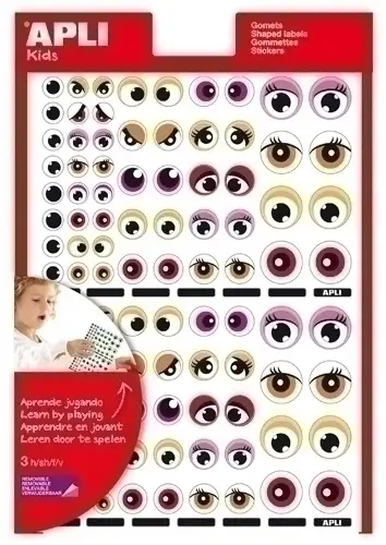 GOMETS APLI (13855) Bl.3h OJOS ROJOS - Pack de 5 unidades