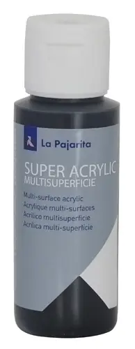 PINTURA ACRIL.PAJARITA 60 ml NEGRO A-45 - Pack de 6 unidades