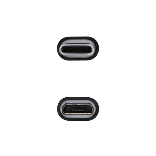 Mini Adaptador USB-? USB 2.0, Tipo Micro-B/H-USB-?/M, Negro - Imagen 3