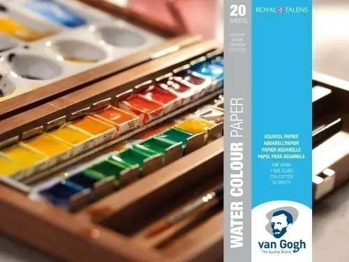 BLOC DIB.VAN GOGH ACUARELA 200g 24x32 - Pack de 3 unidades