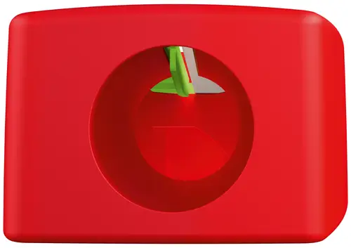 woody 3 in 1 Sacapuntas manual Rojo - Imagen 5