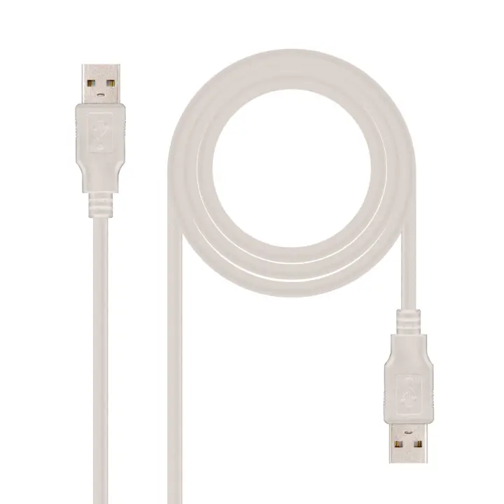 CABLE USB 2.0, TIPO A/M-A/M, 1.0 M
