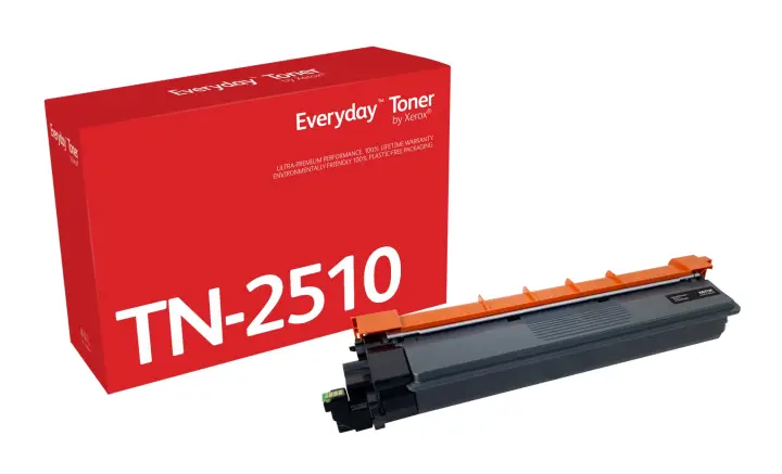 Everyday El tóner Everyday Negro de Xerox es compatible con Brother TN2510, Capacidad estándar
