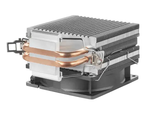 MCPUARGB, Disipador CPU RGB, 2 Heatpipes HCT, TDP 130W, Silencioso, PWM - Imagen 4