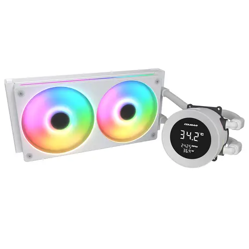 CGR-PSDVARGB-W-240 Procesador Sistema de refrigeración líquida todo en uno 12 cm Blanco - Imagen 2