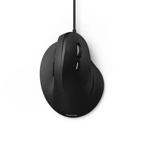Ratón EMC-500 con cable, ratón ergonómico, hasta 1800 ppp, 6 botones, color Negro - Imagen 2