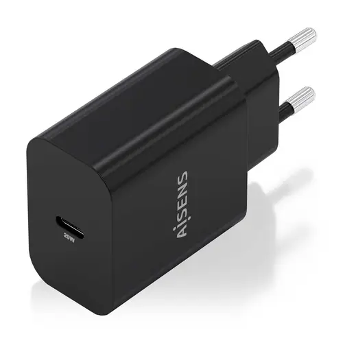 Cargador GaN 20W, 1xUSB-C PD3.0, Negro - Imagen 2