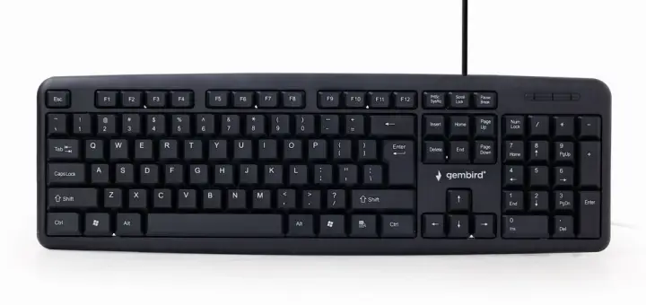 KB-U-103-ES teclado Hogar USB Español Negro