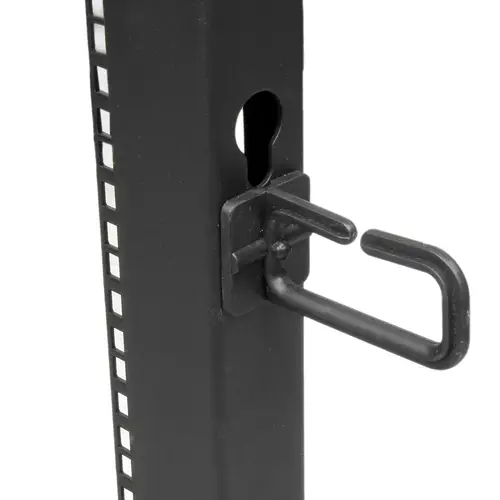 Rack 8U Móvil de Marco Abierto de 4 Columnas para Servidores - Rack de 19 Pulgadas para Equipo de Red e Informático - Rack Compacto con Ruedas o Patas Niveladoras - Imagen 3